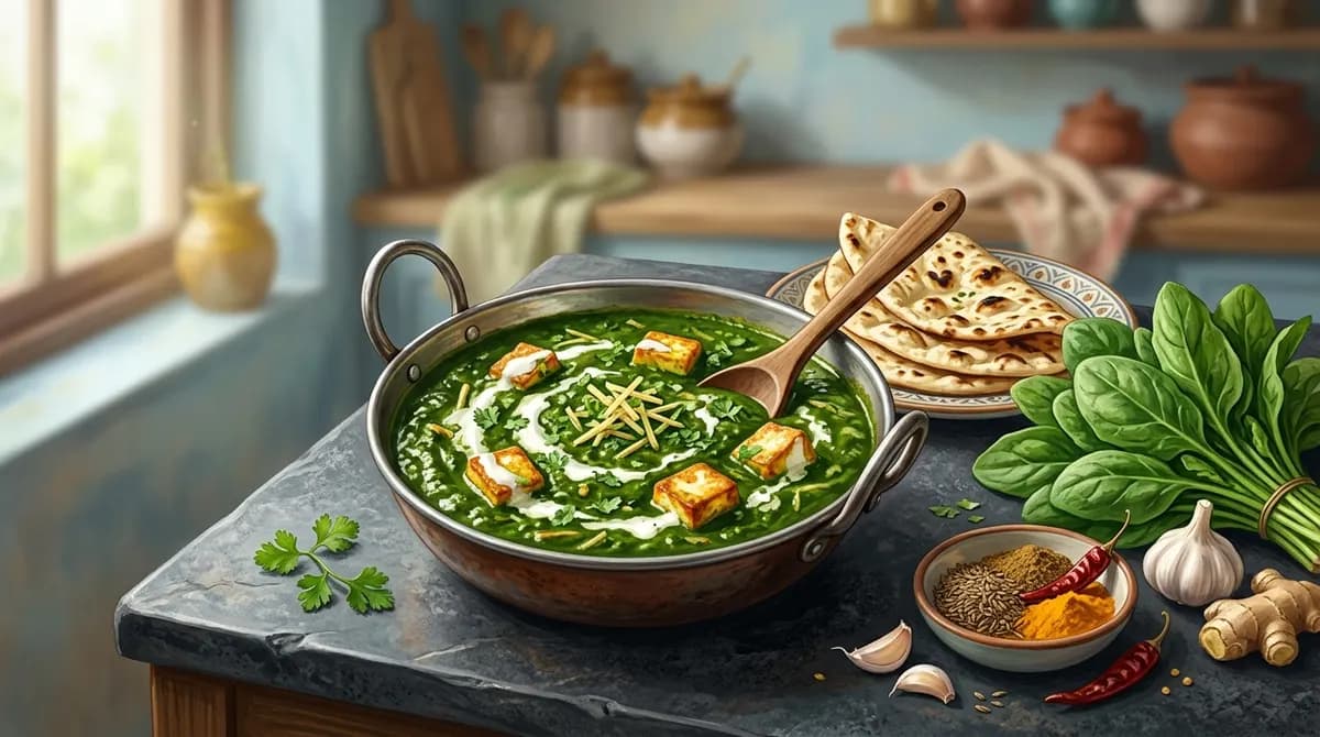 Classic Restaurant Style Palak Paneer Recipe